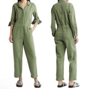 Treasure & Bond XS Olive Green Utility Jumpsuit EUC Nordstrom